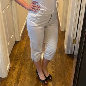 Light Kahki Business Casual Capris Size 4